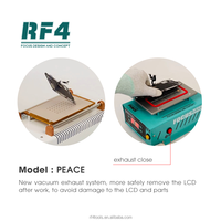 Plateforme chauffante RF4 PEACE avec séparateur d'écran LCD, contrôle numérique de la température et aspiration sous vide pour la réparation d'écrans de téléphones mobiles