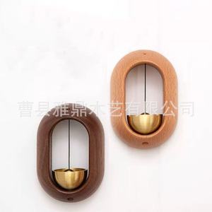Sonnette de porte en bois massif de style chinois, installation facile, sonnette d'entrée pour la maison - Product Image 4