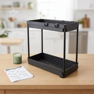 The Sink 2 Tier Under the Sink Organizer 2 Pack Stainless Steel Waterproof Multifunction Storage - Product Image 4