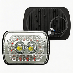 Luz de Trabajo LED de 7 Pulgadas y 90W, Doble Fila, Doble Color, Estroboscópica, IP67, para Jeep Wrangler XJ YJ, Tractor, Camión, Todoterreno, <span class=keywords><strong>Venta</strong></span> al Por Mayor - Product Image 1