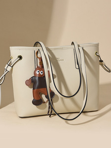 กระเป๋าสะพายข้างดีไซน์ใหม่ทันสมัย คุณภาพสูง หนัง PU กระเป๋าสะพายไหล่ กระเป๋าถือลำลองสุดหรูสำหรับผู้หญิง - Product Image 4