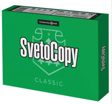 Новая бумага SvetoCopy A4/80gsm,75gsm,70gsm/белая бумага A4 Дешевая цена