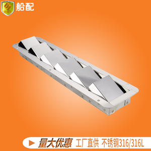 6-Compartment Stainless Steel Exhaust <b>Ventilation</b> Window Louvers Air Exchange Vents Heat Dissipation Holes Cover Mesh - Product Image 4
