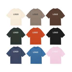 Camiseta Personalizada al por Mayor, Unisex, Tejida, 100% Algodón, Anti-Pilling, Manga Corta, Corte Holgado, Talla Grande, con Etiqueta Personalizada - Product Image 2