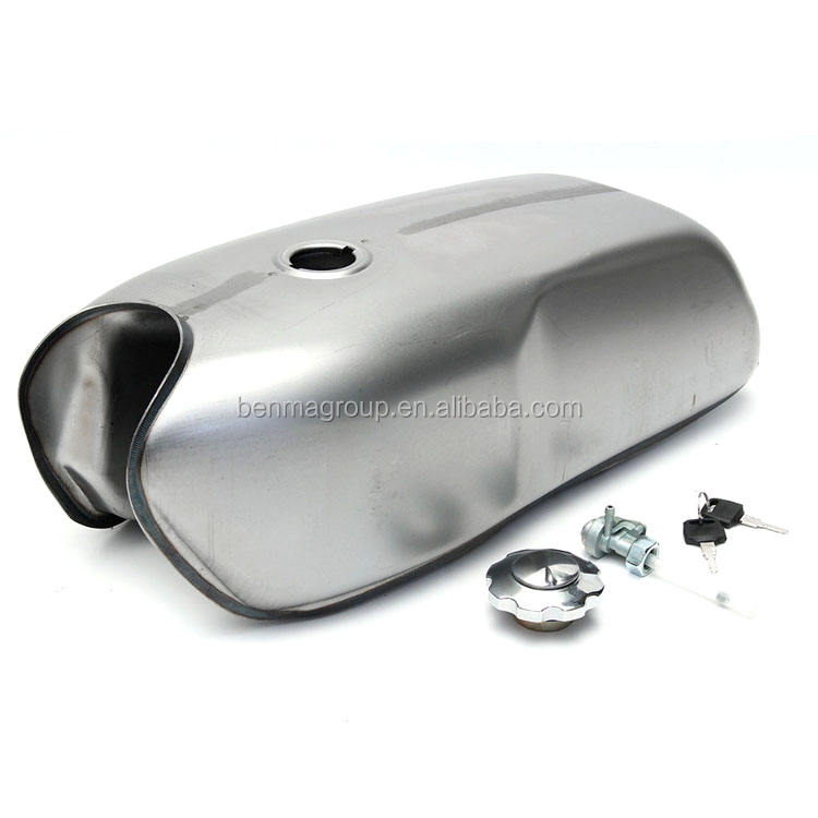 カフェレーサータンク ステンレス鉄オートバイカフェレーサータンク9Lバイク燃料タンク在庫