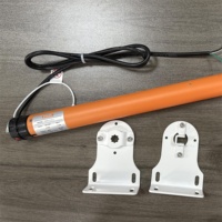 Moteur tubulaire moderne et minimaliste pour écran de projection à enroulement intelligent, télécommande, en aluminium, pour fenêtre, bureau, intérieur