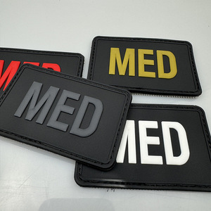 Prêt à expédier – Patch PVC 3D en caoutchouc avec emblème de secours médical, badge moral Velcro, idéal pour gilets tactiques et casques - Product Image 3