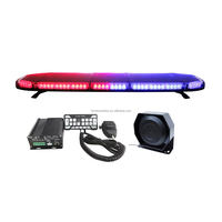 Barre lumineuse LED d'avertissement étanche de 48 pouces de haute qualité avec sirène et haut-parleur de 100 W, nouvelle boîte de commande TBD6600