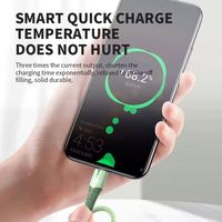 Cable de Carga Inalámbrico 3 en 1 de Silicona Líquida, Carga Rápida, Sincronización de Datos, 100W, Alta Velocidad, Durable, para Múltiples Dispositivos Móviles