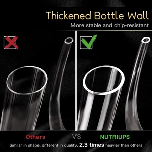 2024年ホットセール商品 Ama手吹きU字型デカンター 手作りワイングラス カラフェ プレミアム品質ワインデカンター - Product Image 3