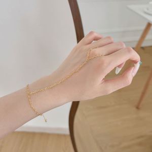 Bracelet pour femme Dylam, design tendance, bijoux fins, plaqué or 18 carats, argent 925, chaîne de doigt, zircone 5A - Product Image 5