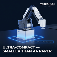Brazo Robótico Colaborativo de Escritorio MG400 Mini con Extensor de Punta de Trabajo, Cobot para Proyectos de Automatización DIY y Desarrollo de Robots para Estudiantes