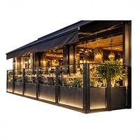Pergola en aluminium thermolaqué 180x150 pour extérieur, écologique, imperméable, anti-rongeurs, anti-pourriture, avec verre trempé et motorisation anti-vent