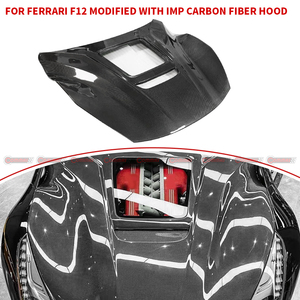 Cubierta de Motor de Fibra de Carbono de Alta Calidad, Estilo Commas, para Ferrari F12 - Product Image 1
