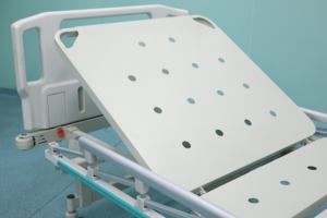 Медицинская кровать из нержавеющей стали с регулировкой, 2 рукоятки, многофункциональная, ручная, для больниц - Product Image 4