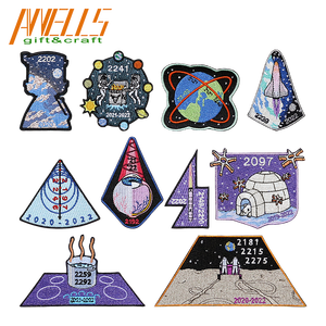 迷彩ツイル生地刺繍ダイカットファナーアイアンオンパッチメーカー帽子ビジネス医療宗教血液ショルダーパッチ - Product Image 1