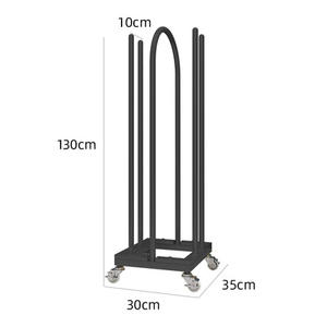 Cintre amovible au <span class=keywords><strong>plafond</strong></span>, étagères pour magasins de vêtements, multicouches, amovible - Product Image 5