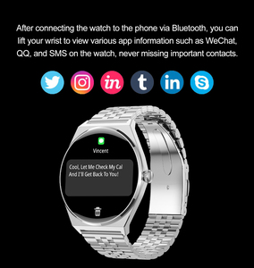 Reloj Inteligente Android de Alta Calidad MT56, Reloj Inteligente Ultrafino de Alta Gama <span class=keywords><strong>para</strong></span> <span class=keywords><strong>Mujer</strong></span> con Estándar de Resistencia al Agua IP67, Regalo <span class=keywords><strong>para</strong></span> Hombres y Mujeres - Product Image 5