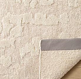 Tappeto in Lana Testurizzata Color Sabbia, Tinto in Filo con Variazioni Tonalità, Ispirato a Montagne e Fiumi, per Soggiorno - Product Image 4