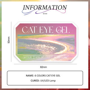 Набор гель-лаков HONEY GIRL Rich Colors Cat Eye, магнитный гель для дизайна ногтей, для салонов и домашнего использования, гель-лак для ногтей, снимаемый методом замачивания, для УФ/LED ламп, 30 цветов в комплекте - Product Image 6