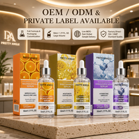 Sérum Visage Hydratant Anti-rides à l'Acide Hyaluronique et à la Vitamine C, Essence Éclaircissante Liquide Marque Privée Chundy