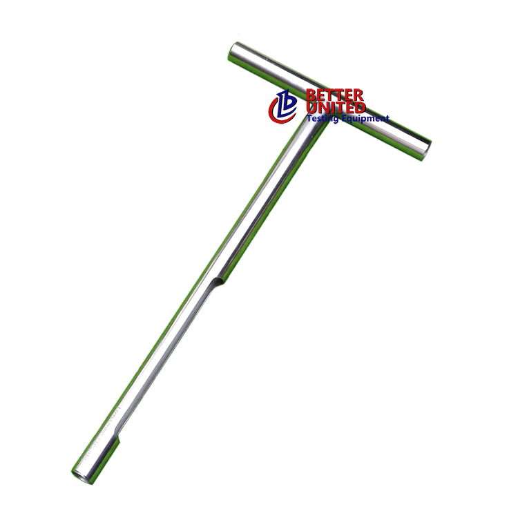 Т-образная ручка из нержавеющей стали, инструмент для тестирования почвы, пробный зонд, пробный зонд с Экструдером и педалью