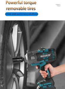 1300N. M llave dinamométrica Llave de impacto inalámbrica llave de rueda juegos de herramientas de alta potencia llave - Product Image 3