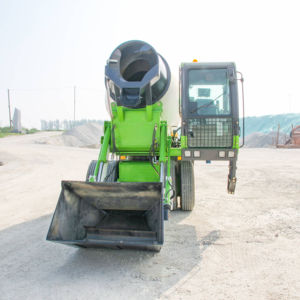 รถผสมคอนกรีตรถบรรทุก4m3ดีเซลรถรับน้ำหนักได้ด้วยตัวเองรถผสมคอนกรีตเคลื่อนที่ได้ - Product Image 5