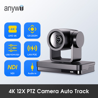 Cámara PTZ Anywii 1080P 4K 12X 20X 25X 30X para Transmisión en Vivo, Conmutador de Video, Livestream SDI POE NDI, Controlador de Cámara PTZ