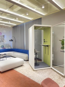 Modern Privacy Work Booth <b>Soundproof</b> Office Pod for Focus Work and Private Conversations - Product Image 6
