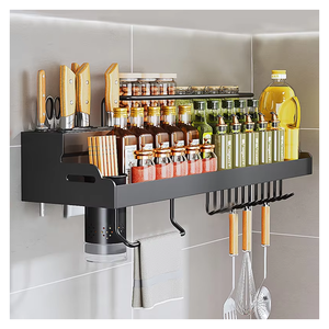 Iron Metal <strong>Wall</strong> Mounted Knife Holder Tableware <strong>Storage</strong> Shelving <strong>Units</strong> Spice Organizer Rack Home Kitchen Design OEM Box Hotels - Product Image 6
