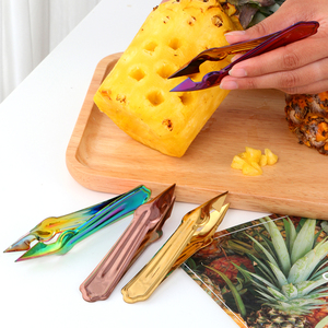 Utensilio de cocina multifunción para frutas y verduras, removedor de núcleo, pelador de Ojos de piña de acero inoxidable - Product Image 1