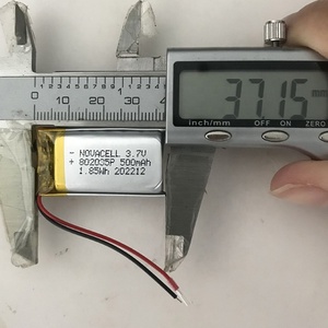 KC BIS 802035 802030 902030 3,7V 500mAh 1,85Wh Wiederaufladbare Lipo-Batterie für GPS-Tracker - Product Image 6