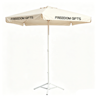 Parasol de plage pliable robuste en tissu Oxford 210D, grand format, pour publicité et cadeaux promotionnels personnalisés