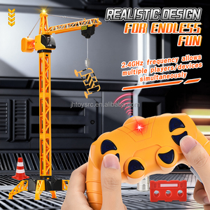 <span class=keywords><strong>Grue</strong></span> à tour <span class=keywords><strong>télécommandée</strong></span> professionnelle 2,4 GHz 6 canaux avec batterie au lithium 3,7 V, rotation à 360 degrés, camions de construction télécommandés jouets - Product Image 3