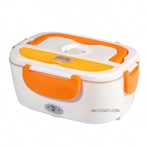 2021 Portable Heated Electric Lunch Box Keep Food Warmer Self Heating Lunch Box For Car 12V