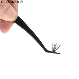 8 màu tùy chọn độ bám dính miễn phí chính xác lông mi <span class=keywords><strong>Applicator</strong></span> phẳng xử lý thép không gỉ lông mi mở rộng <span class=keywords><strong>Clip</strong></span> - Product Image 6