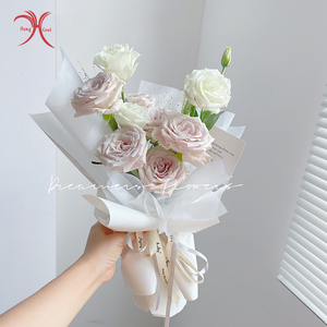 ورق تغليف بزهور من القطن الخالص لصيف 2023 على الطراز الكوري - Product Image 5