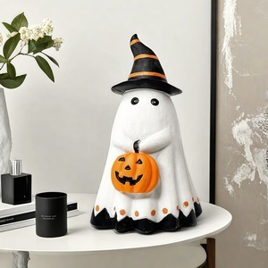 Halloween Party Decoration Funny Cross-Border Magic Mirror Ghost Festival Ornament Home Desktop Epoxy <b>Resin</b> Artistic Figurine - Product Image 4