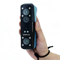 Scanner 3D sans fil portatif EinStar 2 à double source lumineuse pour la numérisation des couleurs des moules, des tapis de sol automobiles et des produits industriels