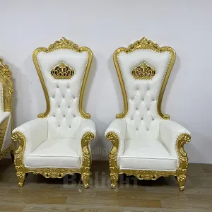 Wholesale Factory Price Royal High Back Queen Throne Chair Wedding