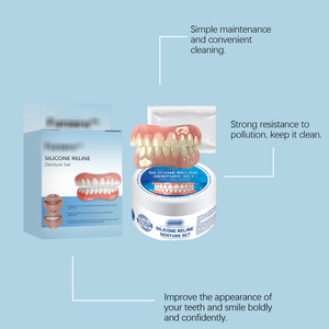 Prótesis Dentales Superiores e Inferiores de Cobertura Completa, Blanqueamiento Dental, Carillas, Aparatos Ortodónticos, Dentaduras Postizas de <span class=keywords><strong>Silicona</strong></span> Reutilizables <span class=keywords><strong>para</strong></span> una Sonrisa Perfecta - Product Image 3