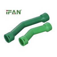 IFAN Prix d'usine Raccords de tuyauterie PPR Matériaux de plomberie Plastique Vert Raccord croisé PPR et raccords
