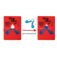 Étiquette d'avertissement de basculement Tip N Tell pour équipements médicaux, instruments de précision et marchandises fragiles