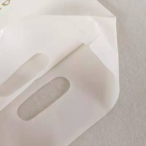 Sac à provisions en plastique découpé à l'emporte-pièce avec logo imprimé personnalisé et <span class=keywords><strong>bon</strong></span> <span class=keywords><strong>marché</strong></span> en PEBD/PEHD avec poignée - Product Image 6