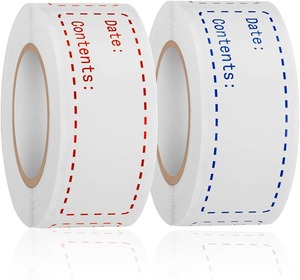 Durable Food Grade <strong>Labels</strong> - <strong>Water</strong>/Oil Proof <strong>Adhesive</strong> <strong>for</strong> Long-Term Freezer &amp; Fridge Storage