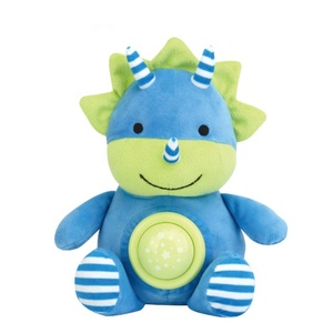 Juguete de Peluche de Animales de Peluche Personalizados al por Mayor, <span class=keywords><strong>Dinosaurio</strong></span> para Calmar y Dormir, Juguete de Peluche Suave con Canción de Cuna y Luz de 25 cm para Niños - Product Image 3