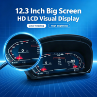 Yuefu - Tableau de bord numérique LCD HD 12,3 pouces avec système d'exploitation LINUX pour BMW E90 E91 E92 E93 2005-2012 - Rétrofit/Mise à niveau