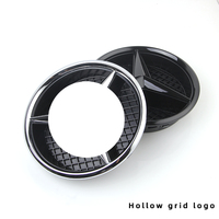 Logo creux pour modification de calandre, compatible avec Mercedes Benz Classe C, Classe E, Classe A, Classe B, CLA, GLA, GL, GLK, ML, W204, W205, W213, W253