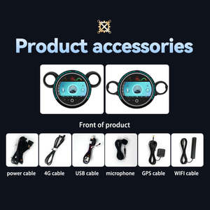 เครื่องเล่นเพลง9นิ้วสำหรับรถยนต์หน้าจอสัมผัสแอนดรอยด์เครื่องเล่นดีวีดีวอลคอมม์สำหรับ R55ขนาดเล็ก R56 R58 R60 F56 F58 2007-2016 - Product Image 4